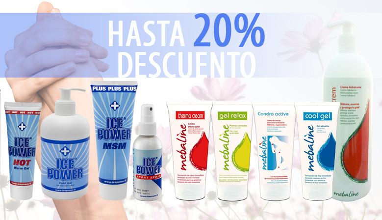 Cremas y Geles para el Deporte y la Salud en Oferta!