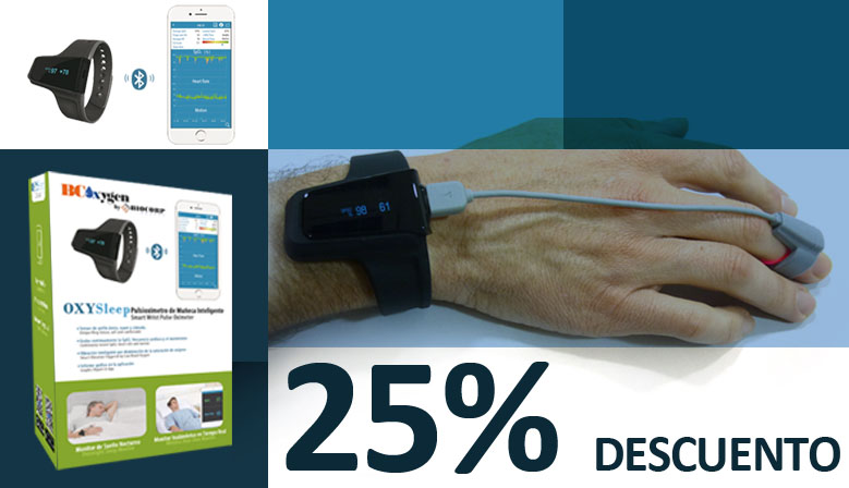 25% de descuento en el Pulsioxímetro BC Oxygen