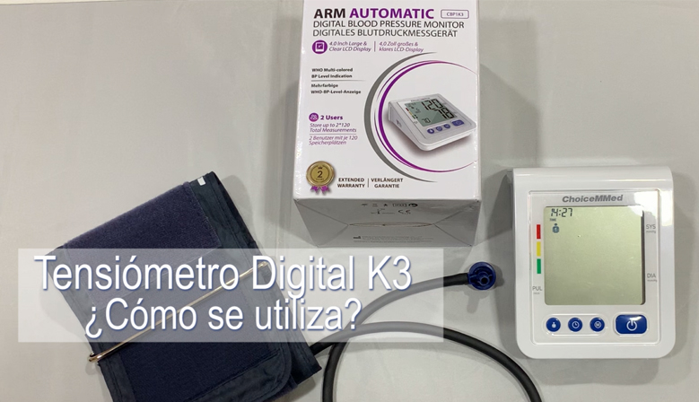 Vdeo: Cmo funciona el Tensimetro K3?