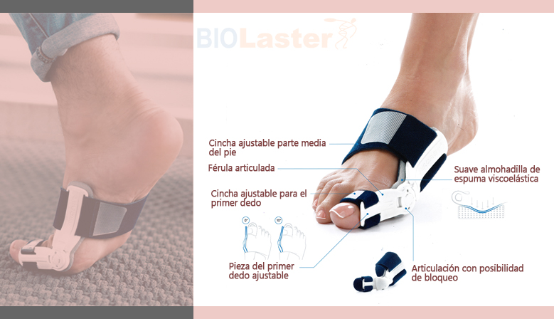 Alivio para los juanetes con la nueva férula Acty Toe Hallux Valgus