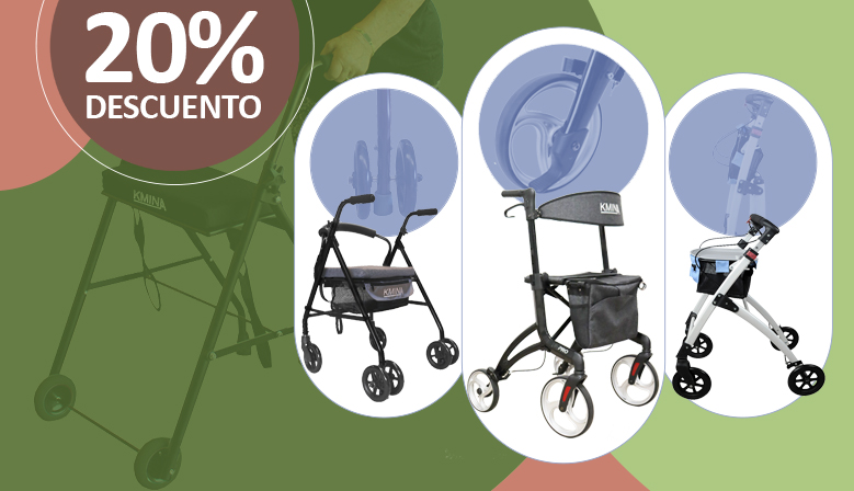 Deambulación segura, evitando caídas con los Andadores KMINA
