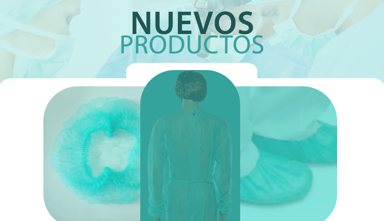 Nuevo material desechable: calzas, gorros y batas para extremar las medidas de higiene