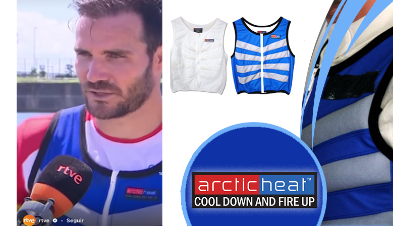 Chaleco Refrigerante Arctic Heat entre los Medallistas Olímpicos de Tokio
