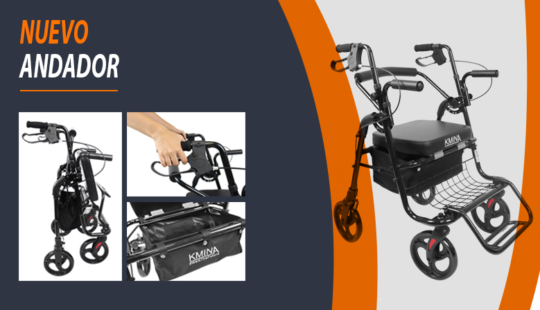 Nuevo Andador-Silla de Ruedas, un innovador 2 en 1