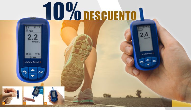 Control y medición de los niveles de Lactato con los Lactate Scout 4