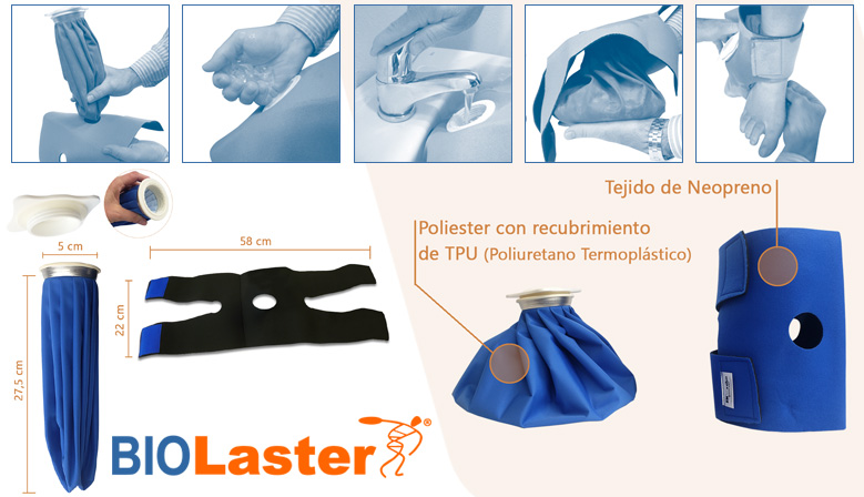 Pulpo de neopreno para crioterapia. Simplicidad y calidad