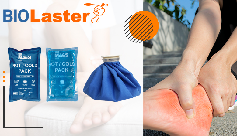 Tratamiento de Esguinces y Lesiones con Bolsas de Frío Calor. Biolaster