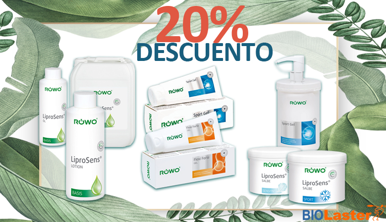 Rowo; cremas de origen natural al 20% de descuento