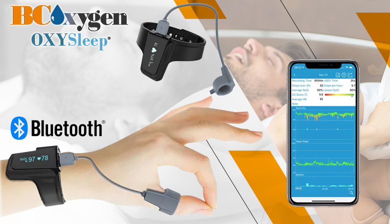 ¿Sabes que con el BCOxygen Oxysleep podemos controlar las apneas del sueño?