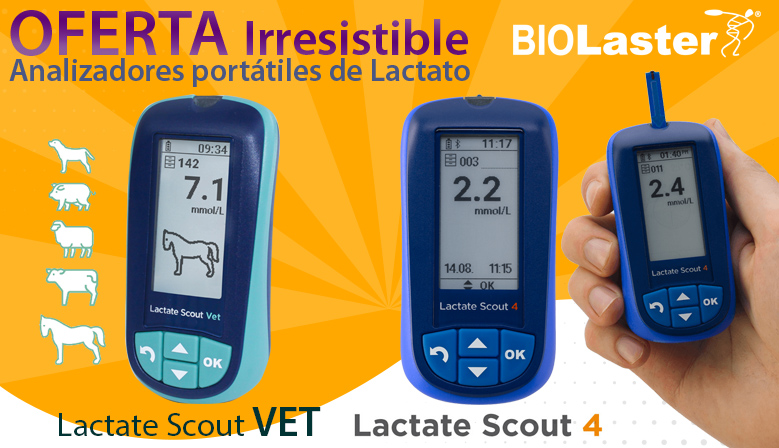 Durante todo el mes de mayo el Lactate Scout en Oferta!