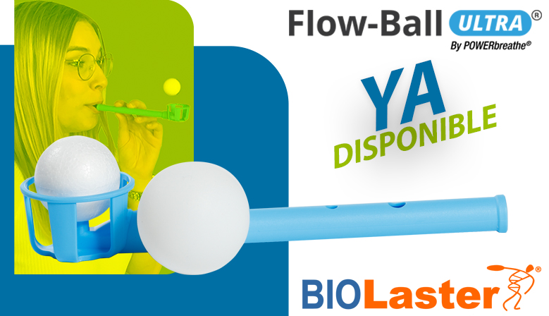 Nuevo Flow-Ball Ultra: incentivador respiratorio de entrenamiento de la espiración