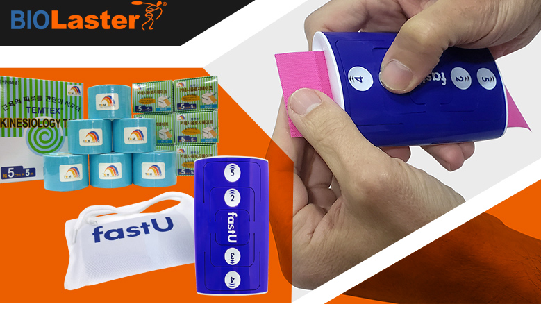 Uso del cortador FastU en las aplicaciones de Kinesiotaping