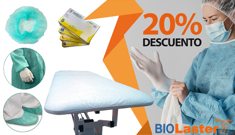 Mes de la Fisioterapia en Biolaster. ¡No dejes escapar la súper oferta en el material desechable!