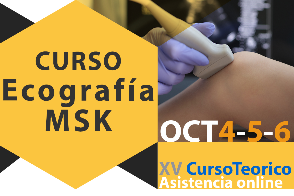 Aún quedan plazas online para el XV curso de Ecografía Musculoesquelética