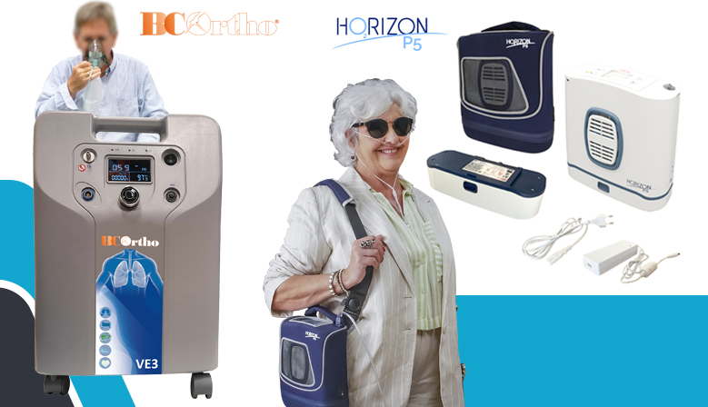 Concentradores de oxígeno para el cuidado de la salud VE3 y Horizon