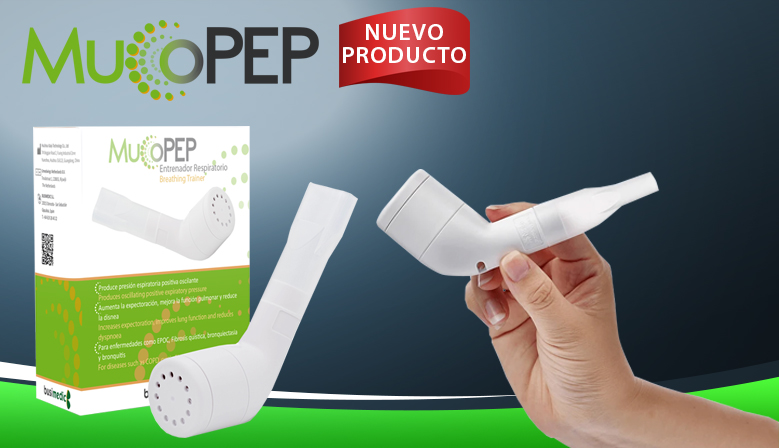 Nuevo Incentivador Respiratorio mucolítico MucoPEP