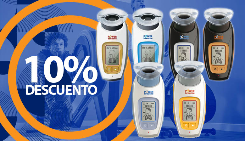 Mejora tu respiración con POWERbreathe Serie K ¡Este fin de semana con 10% de descuento!