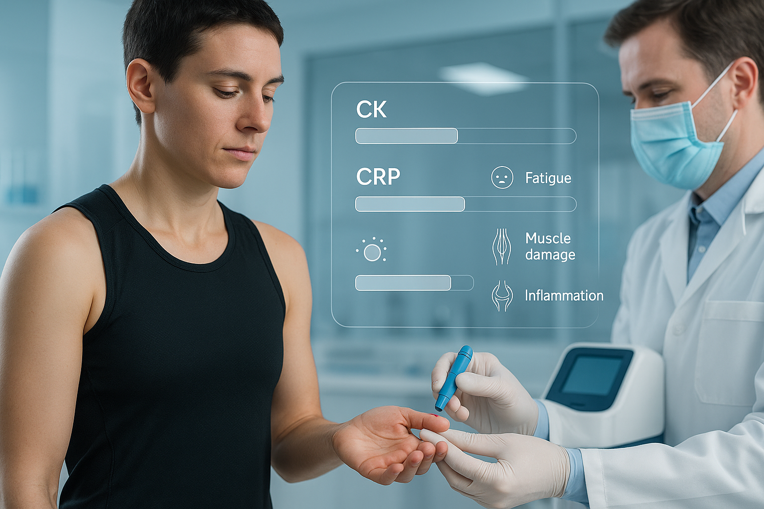 🏋️♂️ PCR y CK: biomarcadores clave en la prevención de lesiones en deportistas de élite