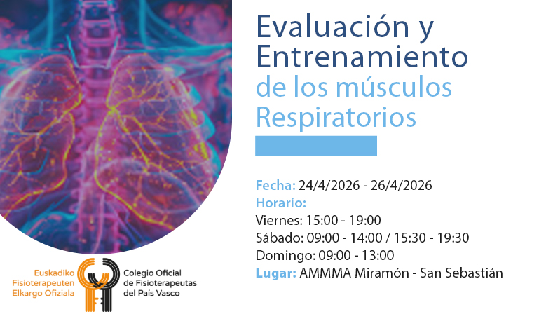Curso �Evaluaci�n y Entrenamiento de los m�sculos respiratorios� impartido por Ana Lista