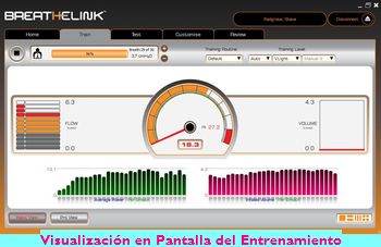 powerbreathe kinetic entrenamiento inspiratorio mejora rendimiento software breathelink