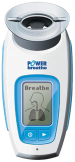 POWERbreathe Kinetic entrenamiento rendimiento fisico bronquitis EPOC respiracion mejora asma