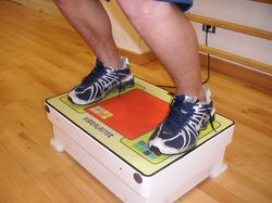 vibralaster plataforma vibratoria entrenamiento fuerza muscular whole body vibration