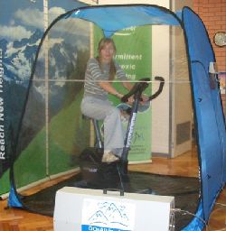 tienda altitud hipoxia entrenamiento fisico bicicleta