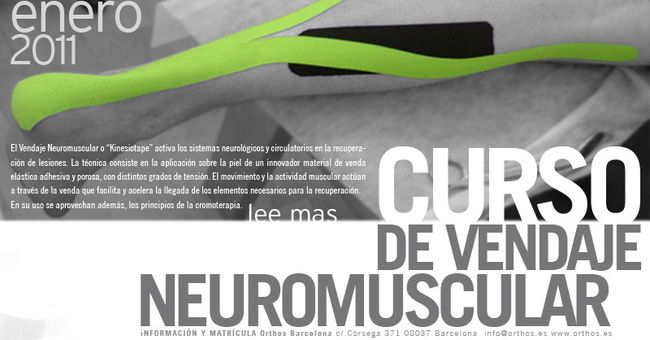 kinesiology taping curso vendaje neuromuscular tape Temtex