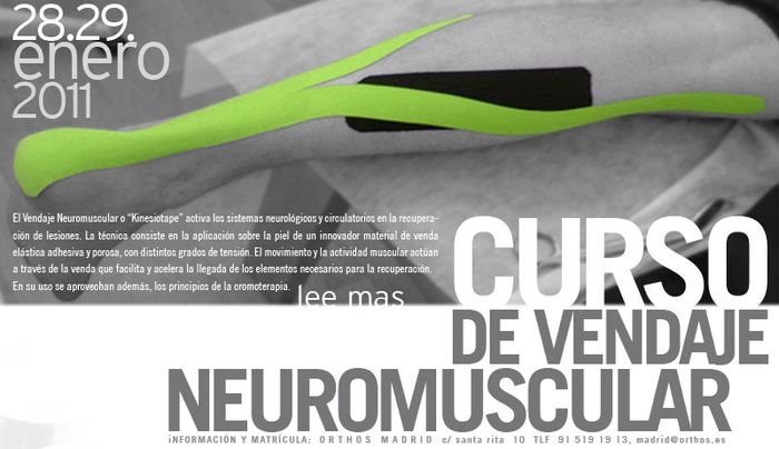 kinesiology taping curso vendaje neuromuscular tape Temtex