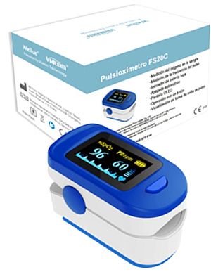oximetria pulso pulsioximetro saturacion arterial oxigeno con el pulsioxmetro de dedo FS20C